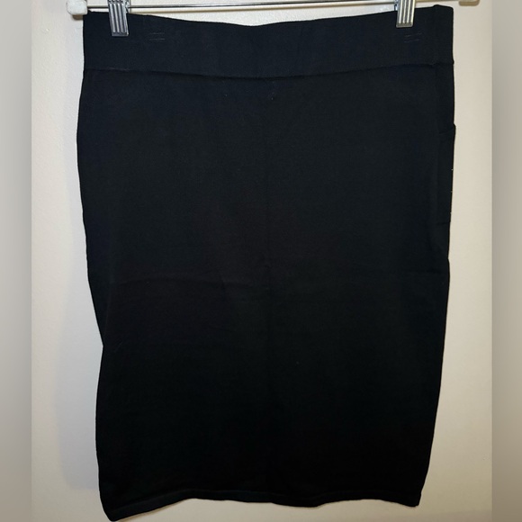 Retrology Black Pencil Skirt with Drawstring - Picture 2 of 4